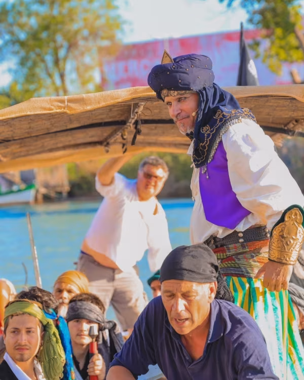Die Dragut Pirate wird am 23. und 24. Mai 2026 wieder in Cullera an Land gehen.