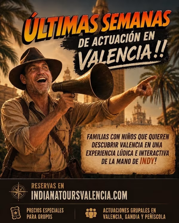 ¡Últimas semanas para vivir la aventura de Indiana Jones en Valencia!